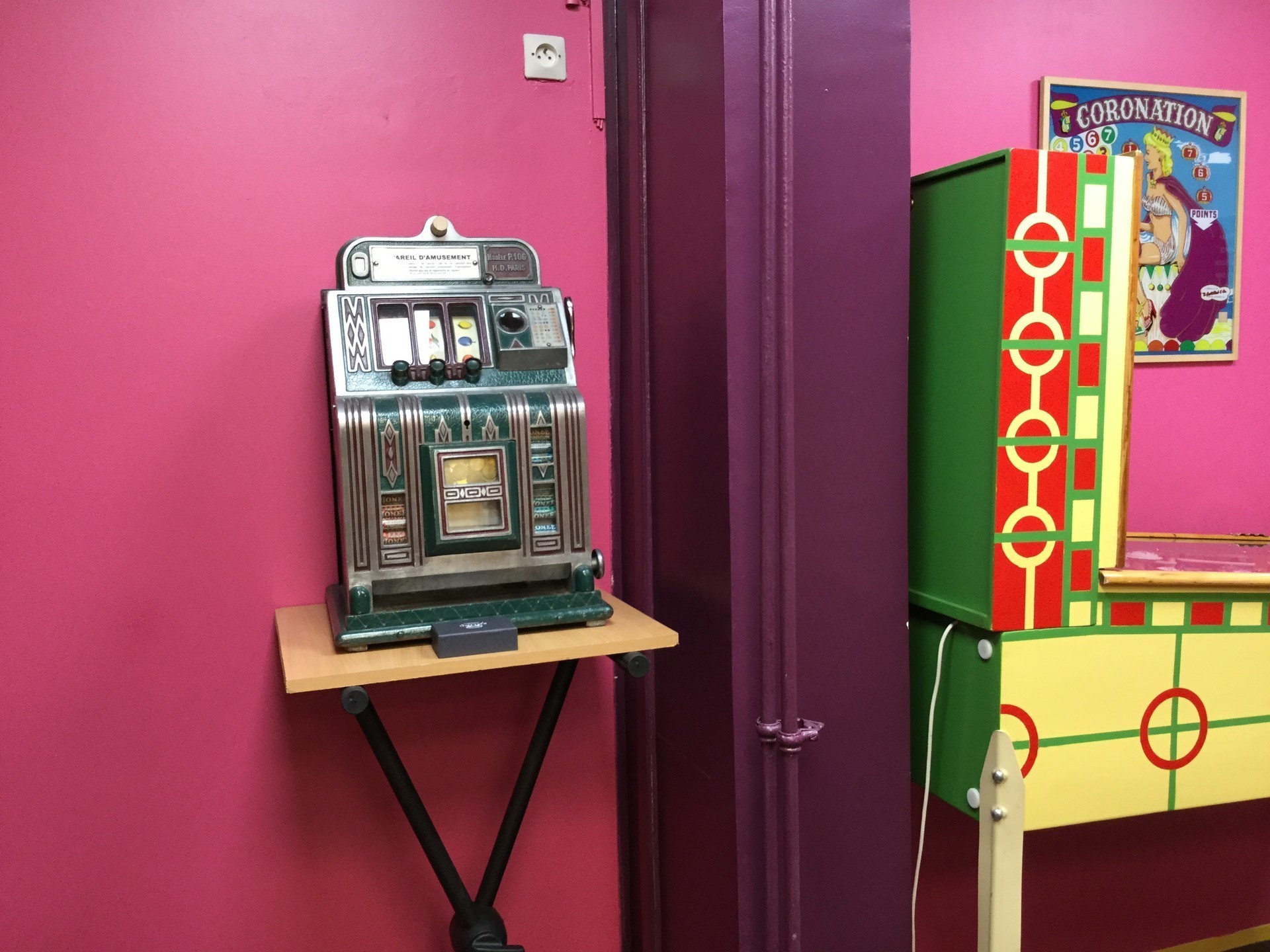 Pinball museum in colors